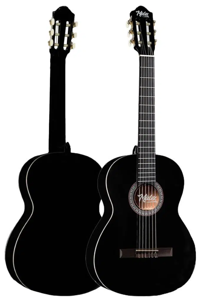 Midex MGX-200BK Kaliteli Klasik Gitar 4/4 Yetişkin Boy Full Set