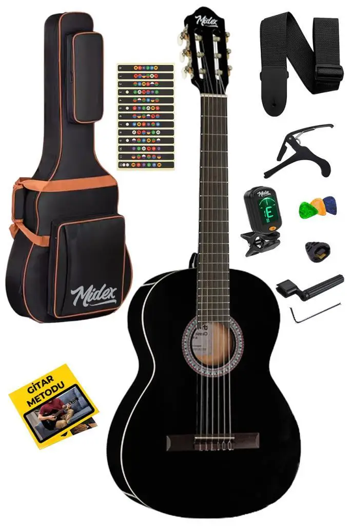Midex MGX-200BK-OUT Kaliteli Klasik Gitar (OUTLET)