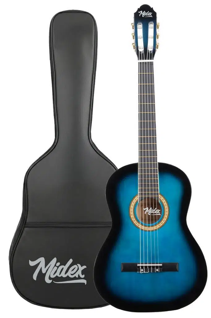 Midex MGX-200BL Kaliteli Klasik Gitar 4/4 Yetişkin Boy Full Set