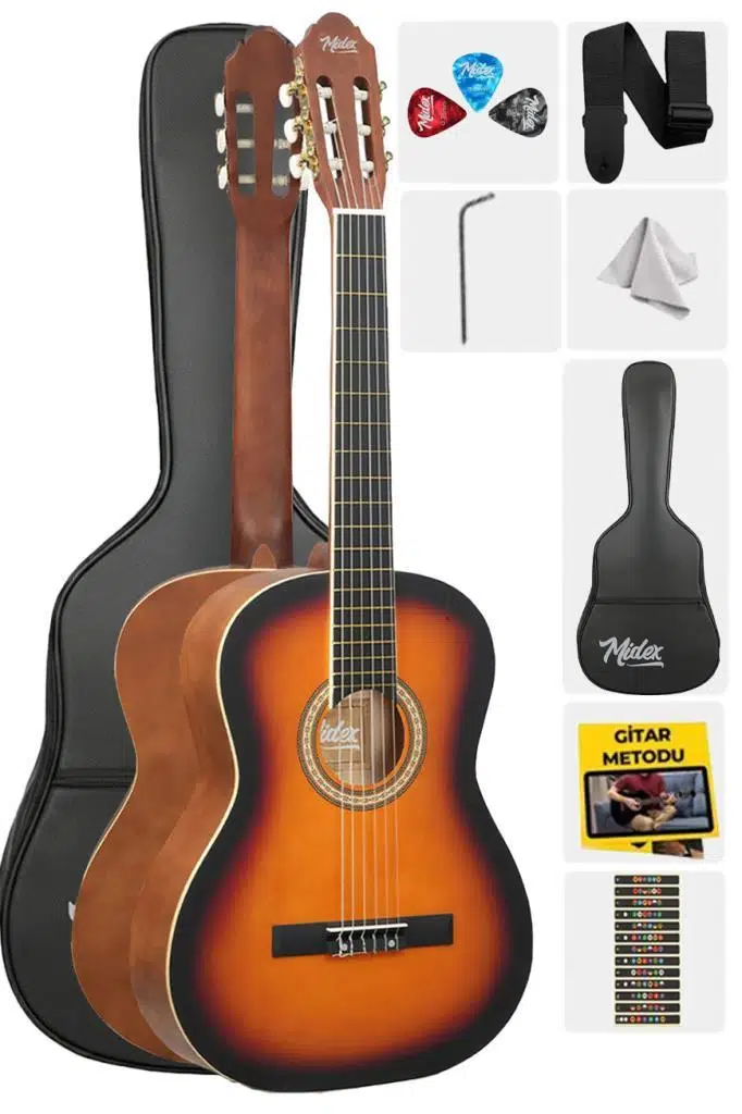 Midex MGX-200SB-OUT Kaliteli Klasik Gitar 4/4 (OUTLET)