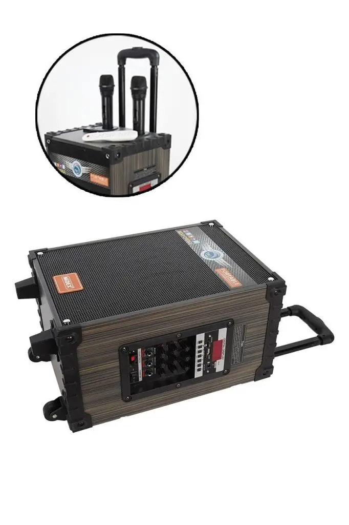 Midex MR-450 Taşınabilir Seyyar Mikrofonlu Akülü Ses Sistemi Hoparlör (450 Watt)