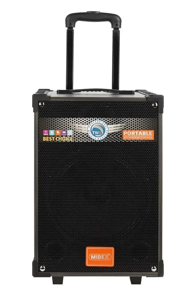 Midex MR-450 Taşınabilir Seyyar Mikrofonlu Akülü Ses Sistemi Hoparlör (450 Watt)