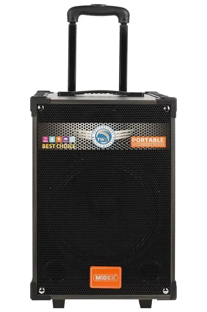 Midex MR-550 Taşınabilir Seyyar Mikrofonlu Akülü Ses Sistemi Hoparlör (550 Watt)