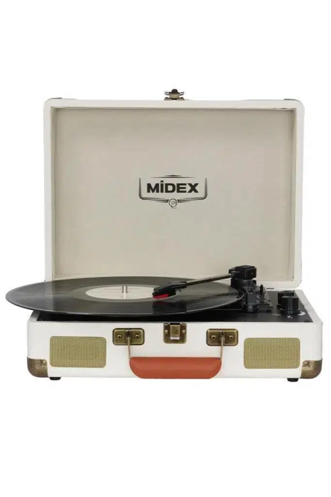 Midex Mtx-101WH Nostaljik Retro Pikap Plak Çalar (OUTLET)