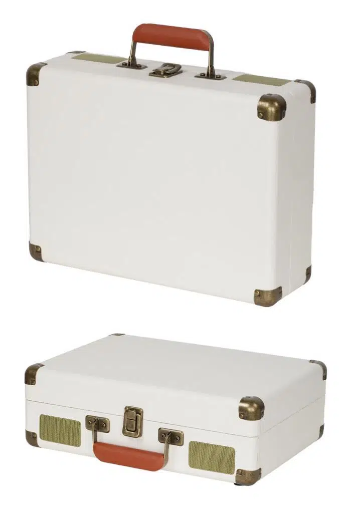 Midex Mtx-101WH Nostaljik Retro Pikap Plak Çalar (Şarjlı Bluetooth Aux Hoparlörlü 3 Devir) İğne Dahil