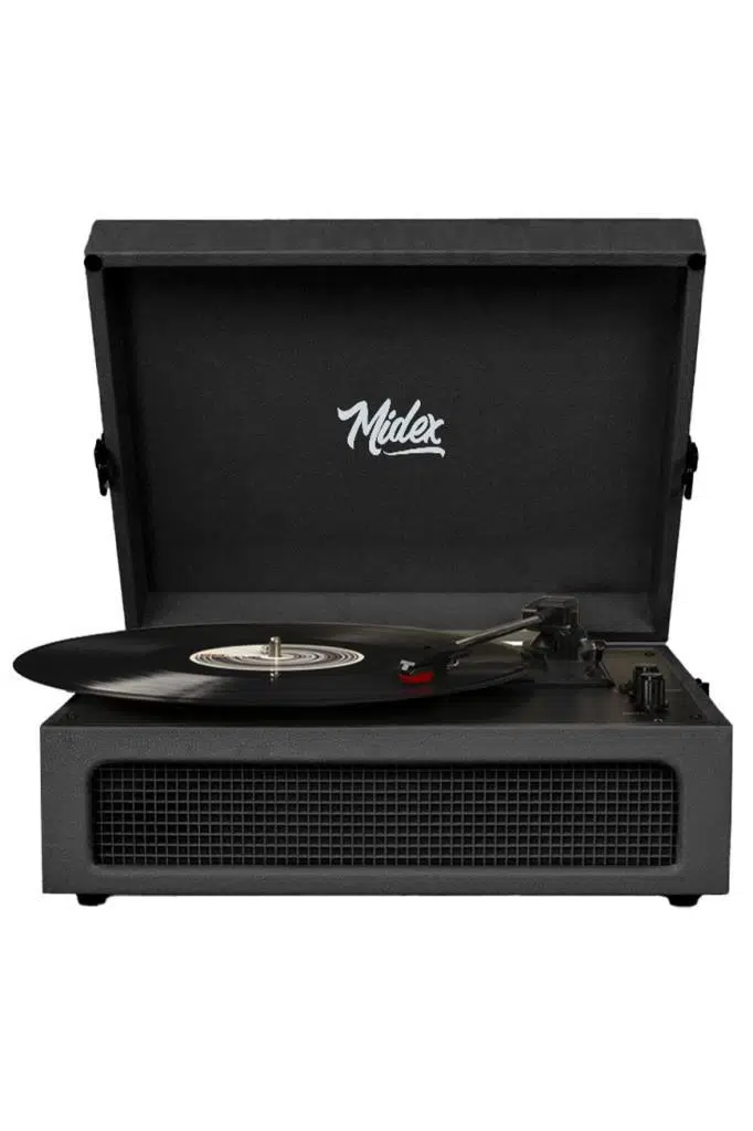 Midex MTX-420BK Nostaljik Bluetooth PRO Pikap Plakçalar Şarjlı 3 Devirli