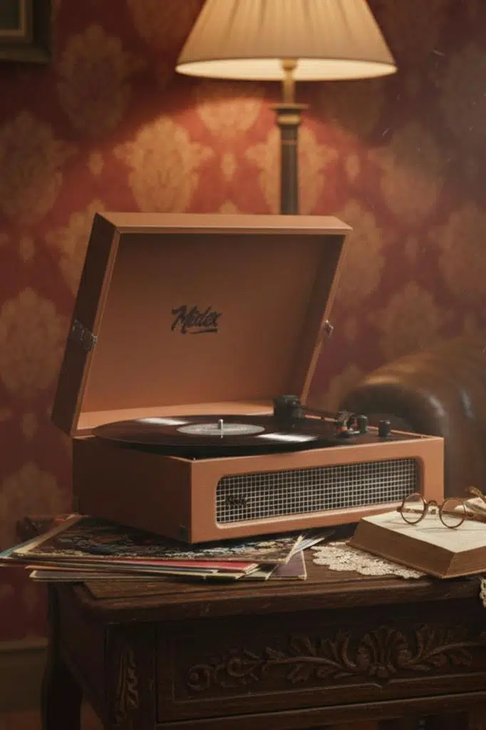 Midex MTX-420BN Nostaljik Bluetooth PRO Pikap Plakçalar Şarjlı 3 Devirli