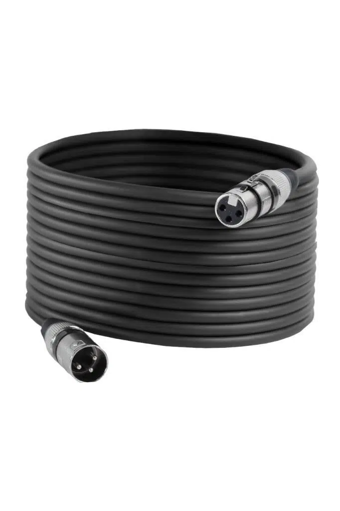 Midex MXL-20M-BK Kaliteli XLR TO XLR 20 mt. Mikrofon Kablosu