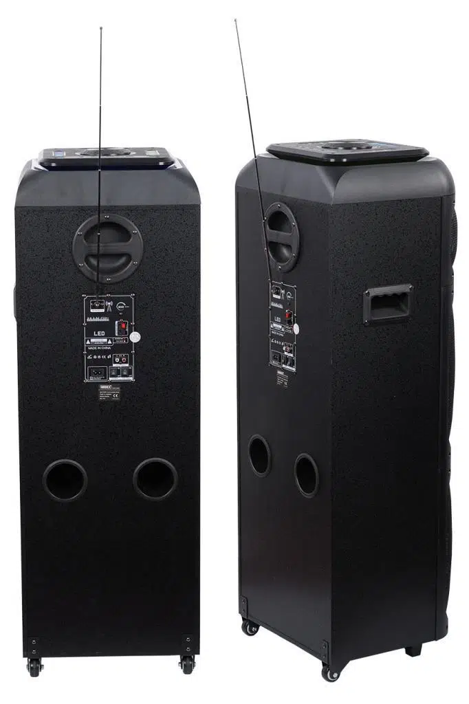 Midex MXR-2000 Mikrofonlu Portatif Taşınabilir Ses Sistemi Hoparlör 2000W (Radyo Bluetooth)