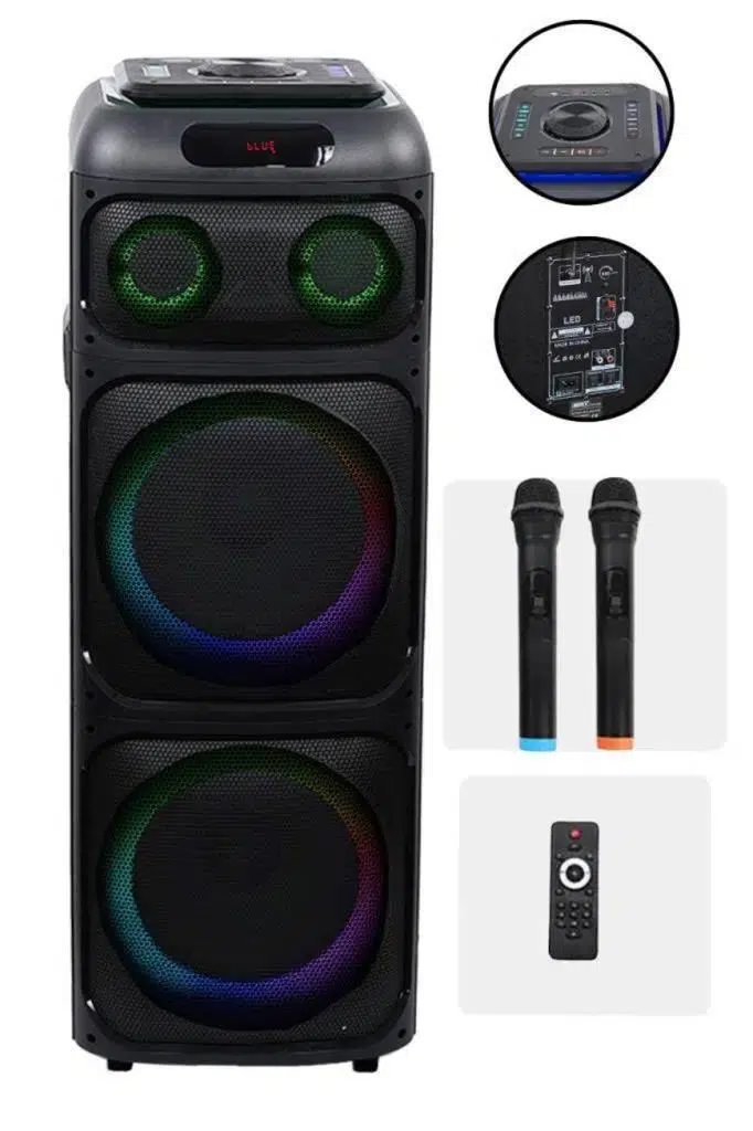Midex MXR-2000 Mikrofonlu Taşınabilir Ses Sistemi Hoparlör (OUTLET)