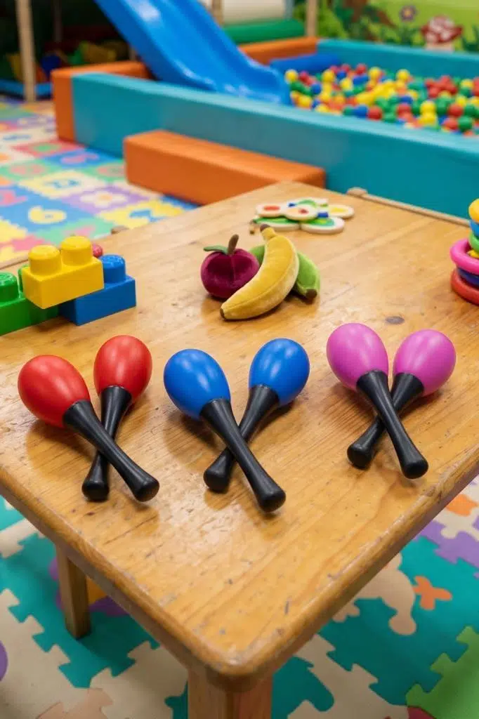 Midex Orf-MRC-06(3X) Örf Aletleri 3 Çift Marakas Plastik Maracas