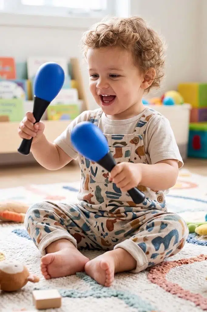 Midex Orf-MRC-06BL Örf Aletleri Mavi Marakas Plastik Maracas 2 Adet (Çift)