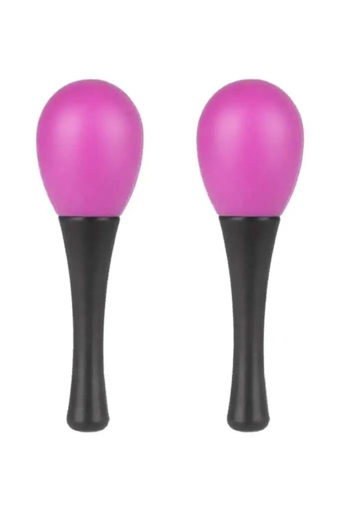 Midex Orf-MRC-06PL Örf Aletleri Mor Marakas Plastik Maracas 2 Adet (Çift)