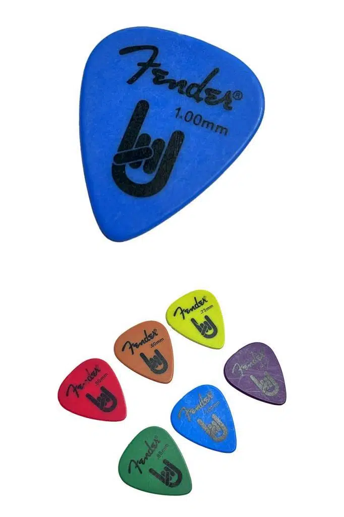 Midex PC-600BL FNDR Mavi Renk Yüksek Kalite Gitar Pena (1.00mm)