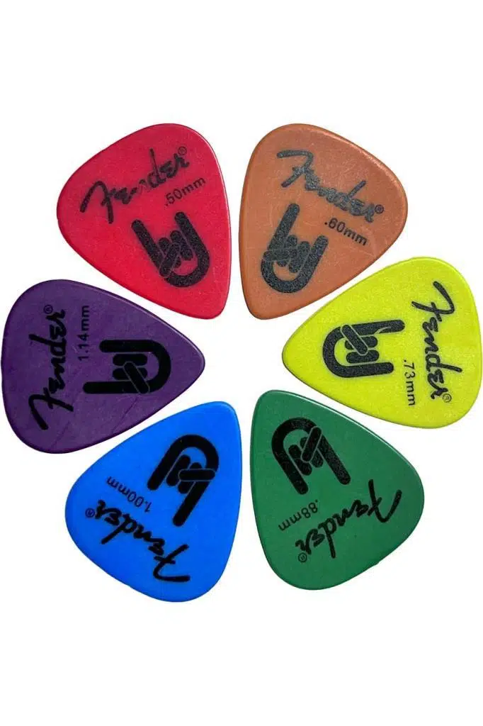 Midex PC-600BL FNDR Mavi Renk Yüksek Kalite Gitar Pena (1.00mm)