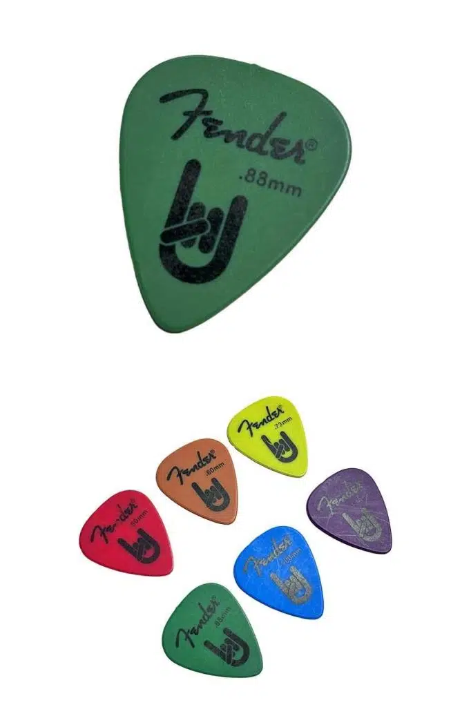 Midex PC-600GR FNDR Yeşil Renk Yüksek Kalite Gitar Pena (0.88mm)