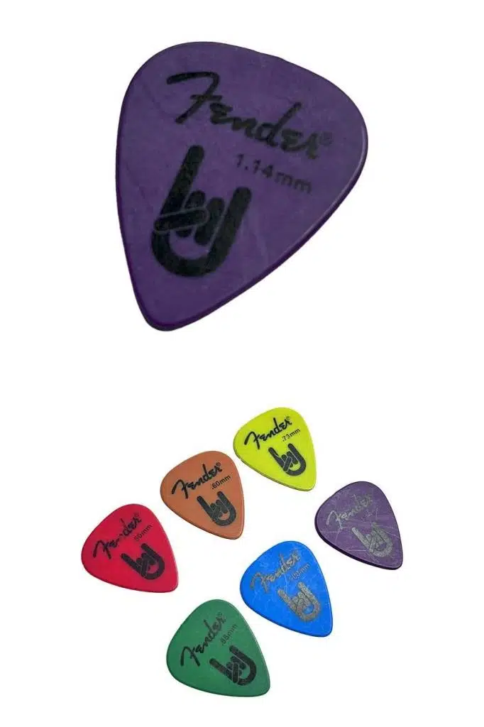 Midex PC-600PU FNDR Mor Renk Yüksek Kalite Gitar Pena (1.14mm)