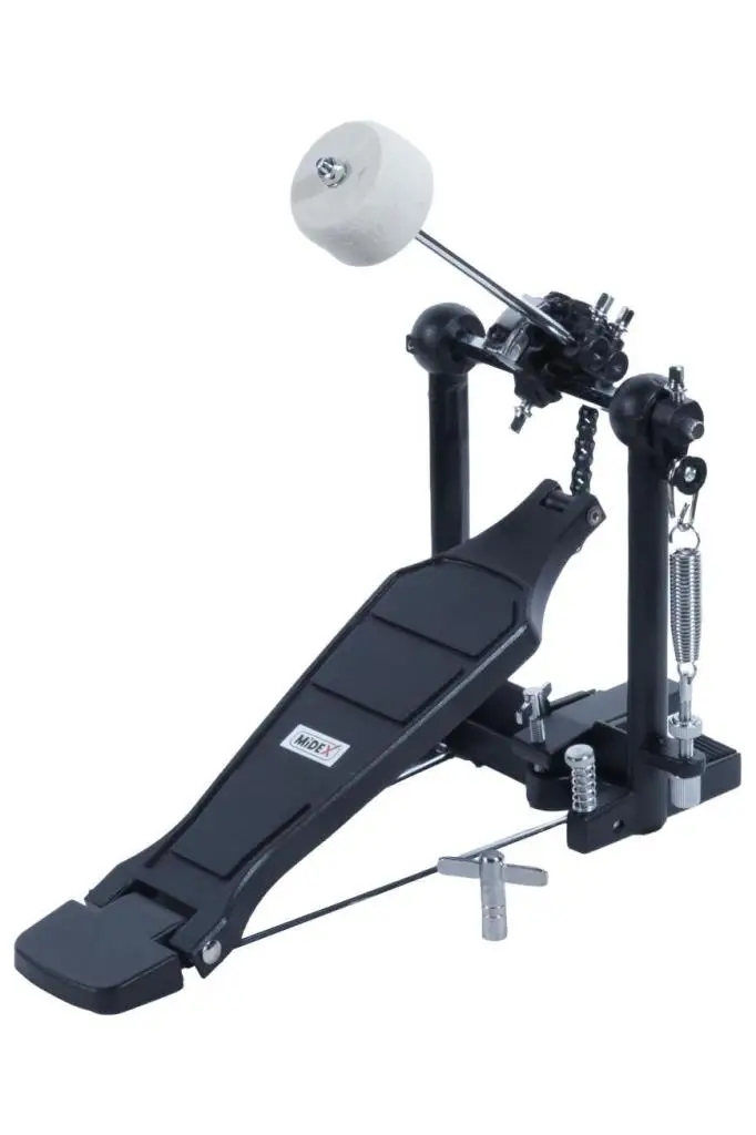Midex PD-06 Bateri Davul Single Kick Pedalı Tek Zincirli Ayarlanabilir Stabilizatör