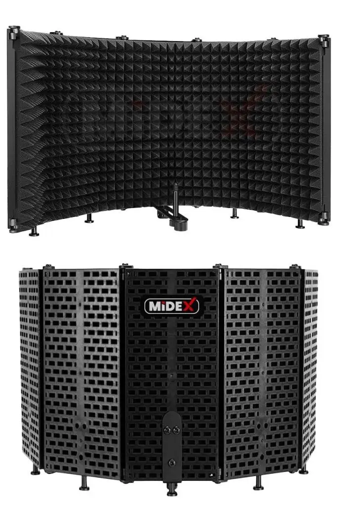Midex PF-43-OUT Mikrofon Ses Yalıtım İzolasyon Paneli (OUTLET)