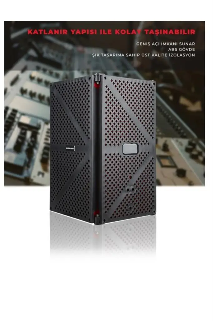 Midex PF-44X RED Mikrofon Standı Filtre ve Ses Yalıtım İzolasyon Paneli