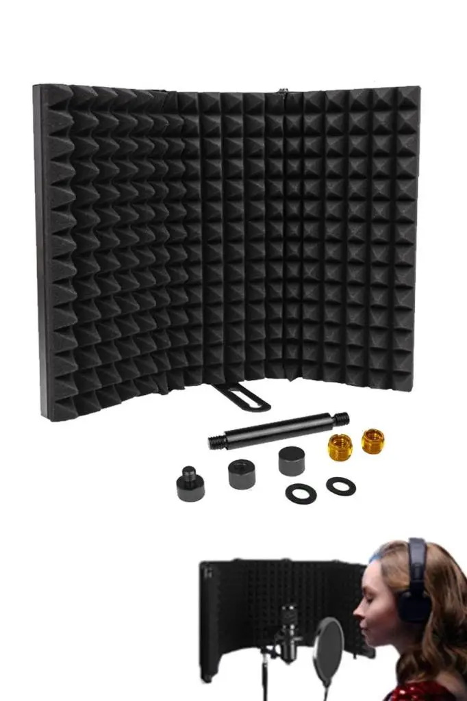 Midex PF-53 Mikrofon Ses Yalıtım İzolasyon Paneli METAL 35x28 cm