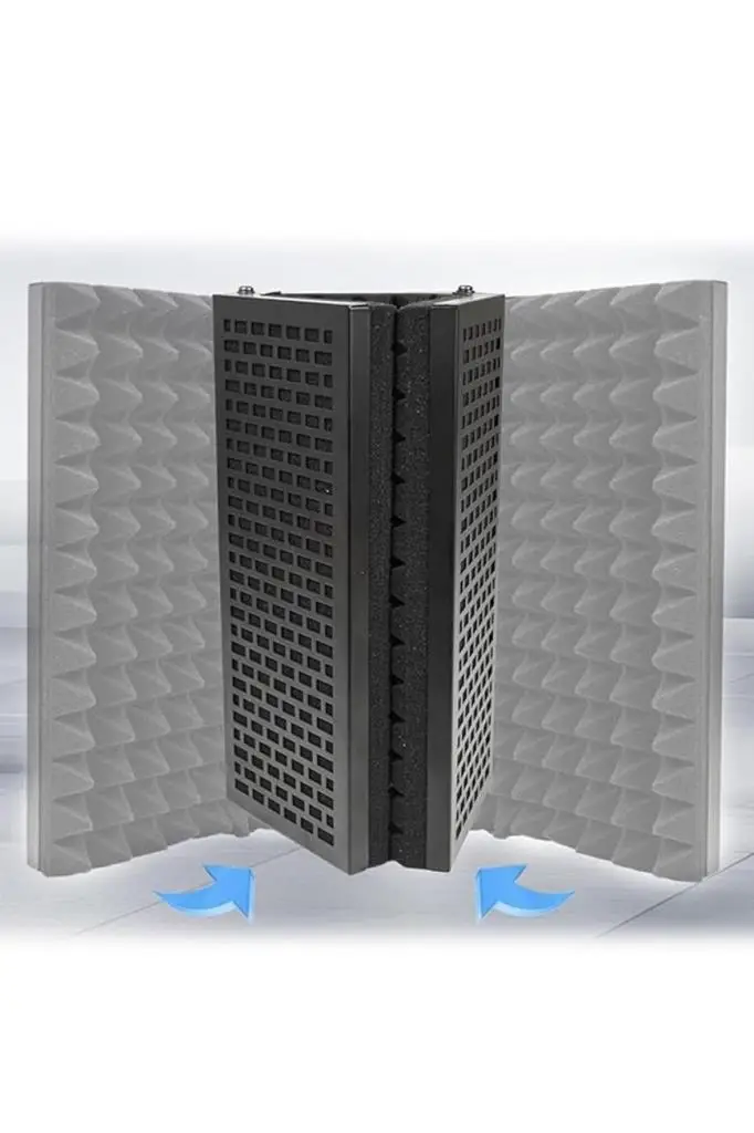 Midex PF-53 Mikrofon Ses Yalıtım İzolasyon Paneli METAL 35x28 cm