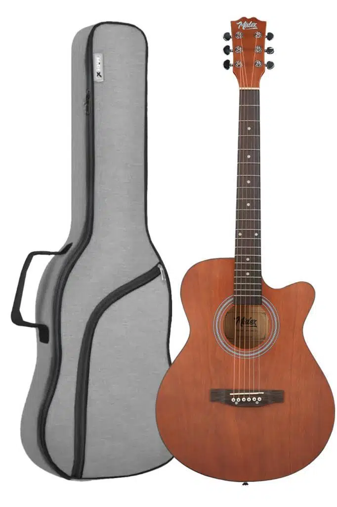 Midex Phx-187 Masif Ağaç Akustik Gitar 4/4 Yetişkin Boy (Gigbag Çanta Tuner Askı Capo)