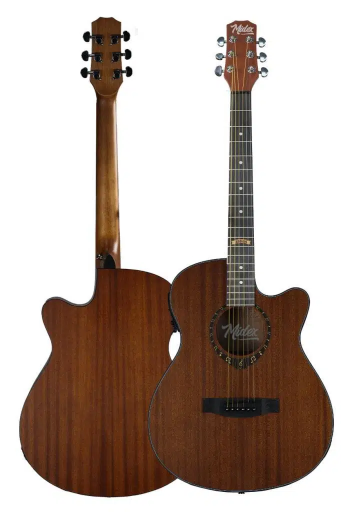 Midex PHX PRO-AMP Amfili Yüksek Kaliteli Masif Elektro Akustik Gitar Seti