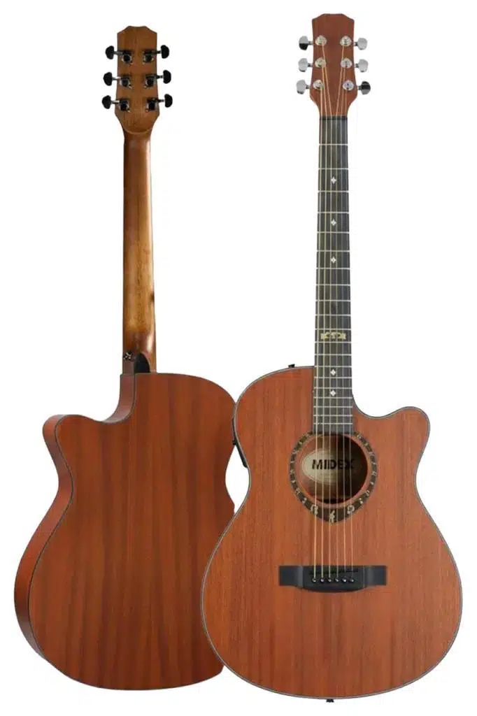 Midex PHX PRO Yüksek Kaliteli Masif Elektro Akustik Gitar Seti