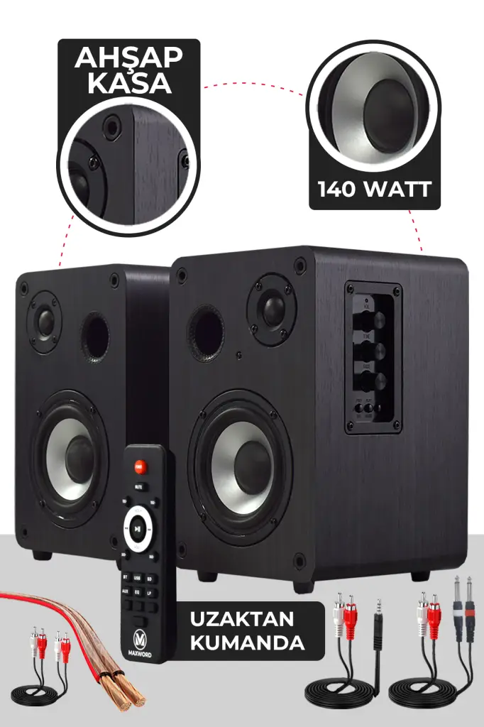Midex Private Paket-6 Stüdyo Ekipmanları Seti (Monitör Mikrofon Ses Kartı Kulaklık Midi Pad Controller)