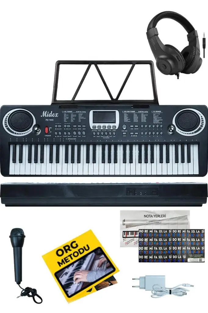 https://www.yonkamuzikmarket.com/midex-ps-1500bk-h-baslangic-icin-61-tuslu-org-kulaklik-notalik-adaptor-ogrenim-metodu-100-ses-100-ritim