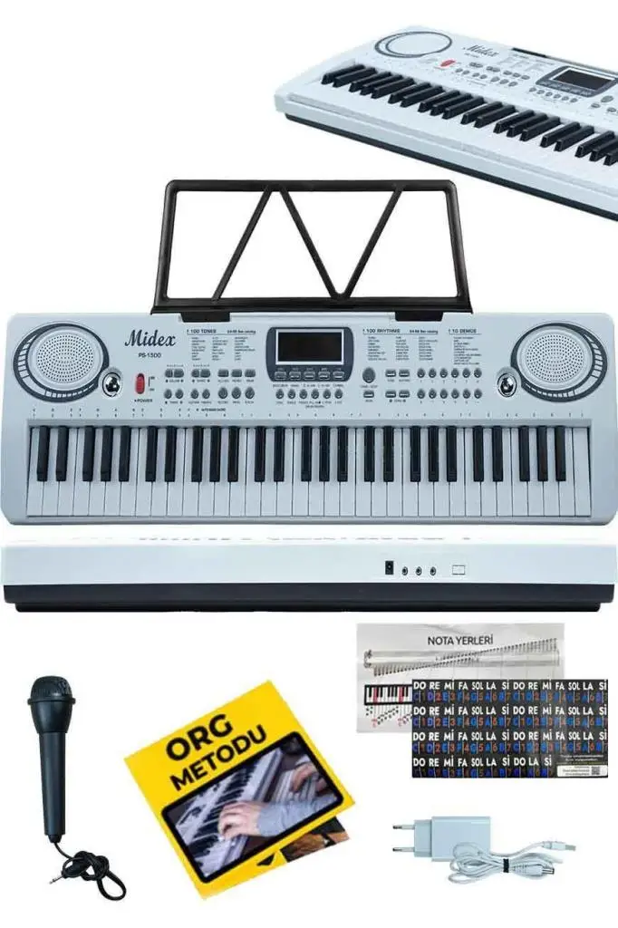https://www.yonkamuzikmarket.com/midex-ps-1500wh-baslangic-icin-61-tuslu-org-notalik-adaptor-ogrenim-metodu-100-ses-100-ritim