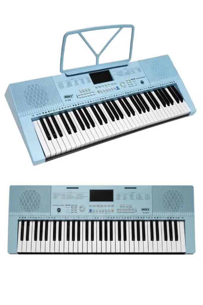 Midex PS-2300BL 61 Tuşlu Org Seti Mavi Kaliteli Başlangıç İçin Uygun