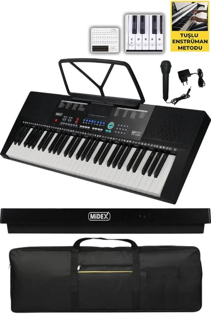 Midex PS-2500-OUT 61 Tuşlu Org (OUTLET)