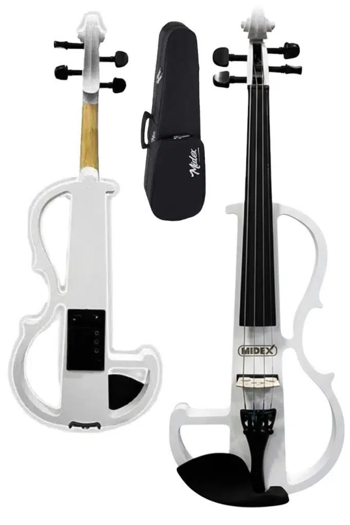 Midex RCZ-606W Elektro Keman Seti Beyaz (Kulaklık Kablo Metod Yastık )