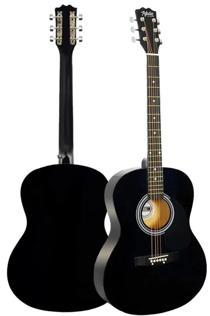 Midex RG-530BK Kaliteli Siyah 40 İnç Akustik Gitar Seti 4/4 Yetişkin
