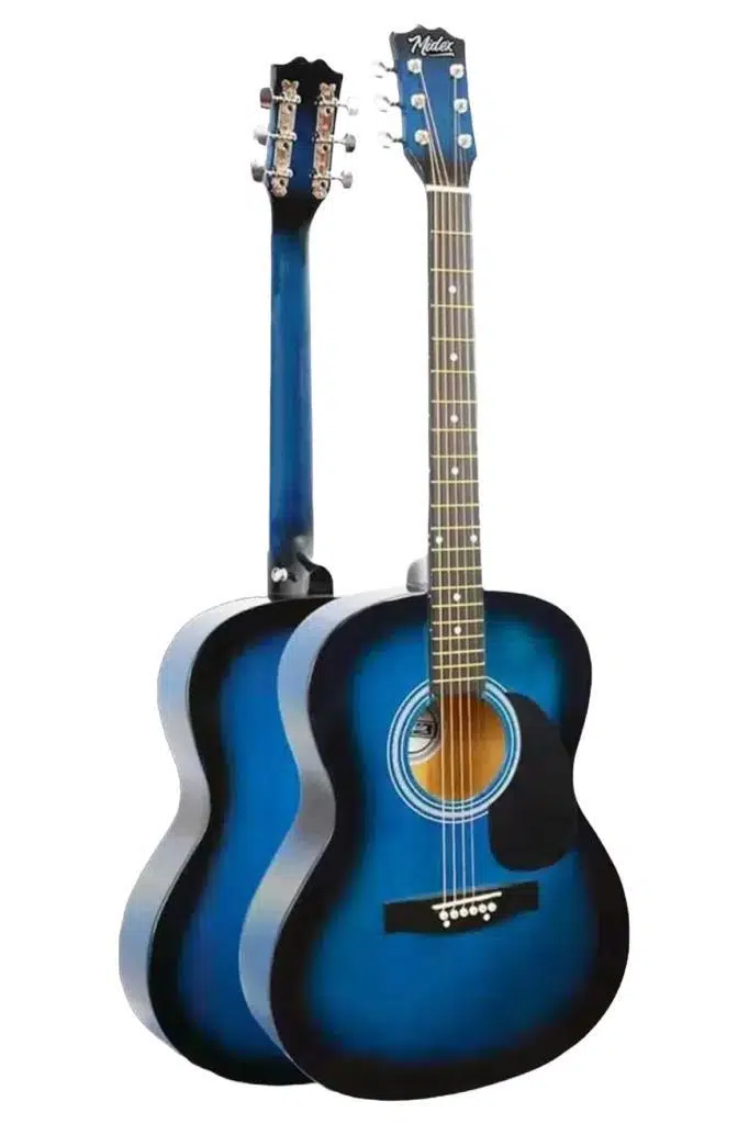 Midex RG-530BL Kaliteli Mavi 40 İnç Akustik Gitar Seti 4/4 Yetişkin