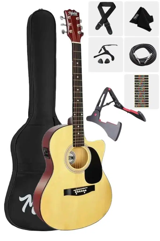 Midex RG-560NT-OUT Pack Natural Elektro Akustik Gitar Full Set Ekolayzerli 40 İnç 4/4 Yetişkin(OUTLET)