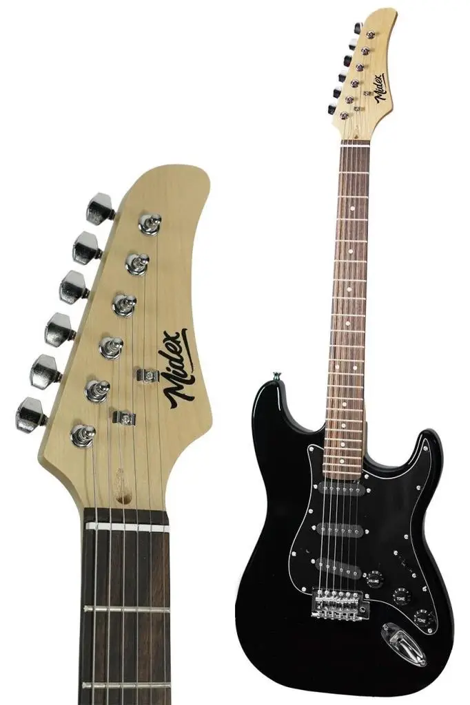 Midex RPH-30BK-25AMP Gül Klavye SSS 25W Amfili Elektro Gitar Seti
