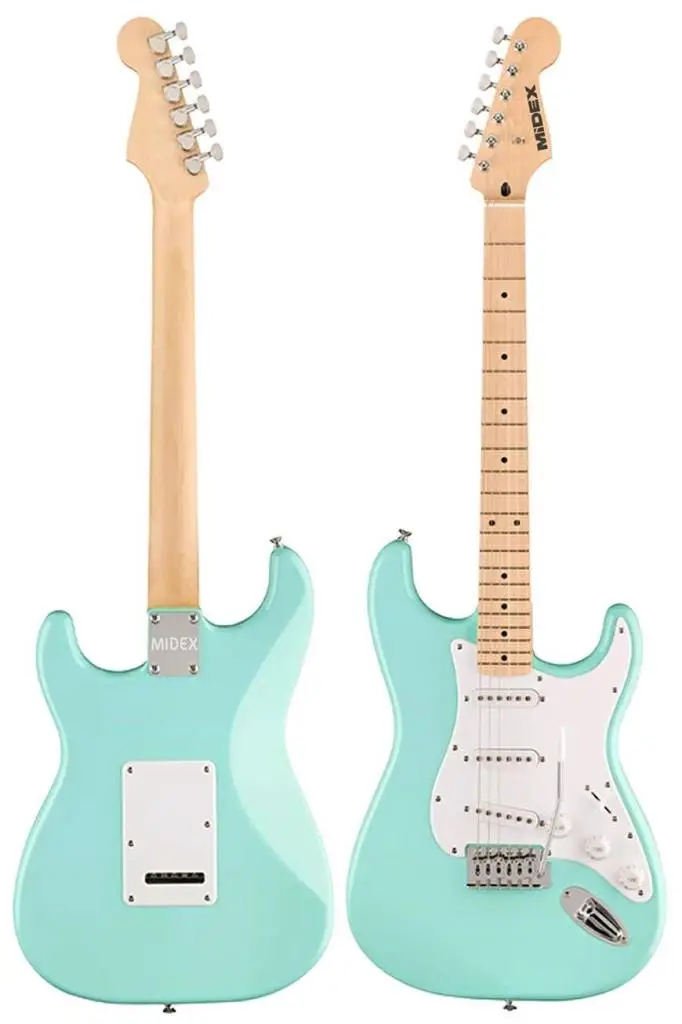 Midex RPH-30GR Maple Klavye Strat Kasa SSS Elektro Gitar Seti