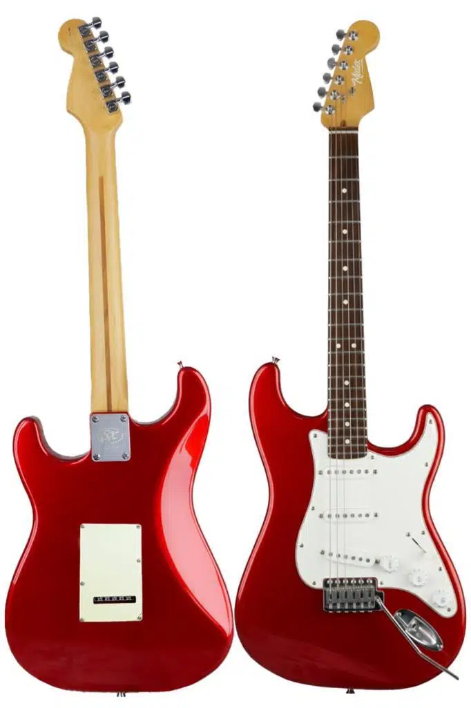 Midex RPH-30WRD Kırmızı Renk Gül Klavye Strat Kasa SSS Elektro Gitar Seti