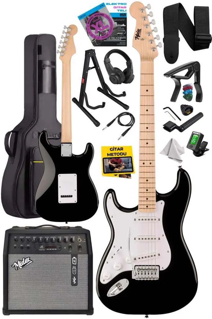 Midex RPH-31WB-50AMP Solak Elektro Gitar 50W Amfili Full Set