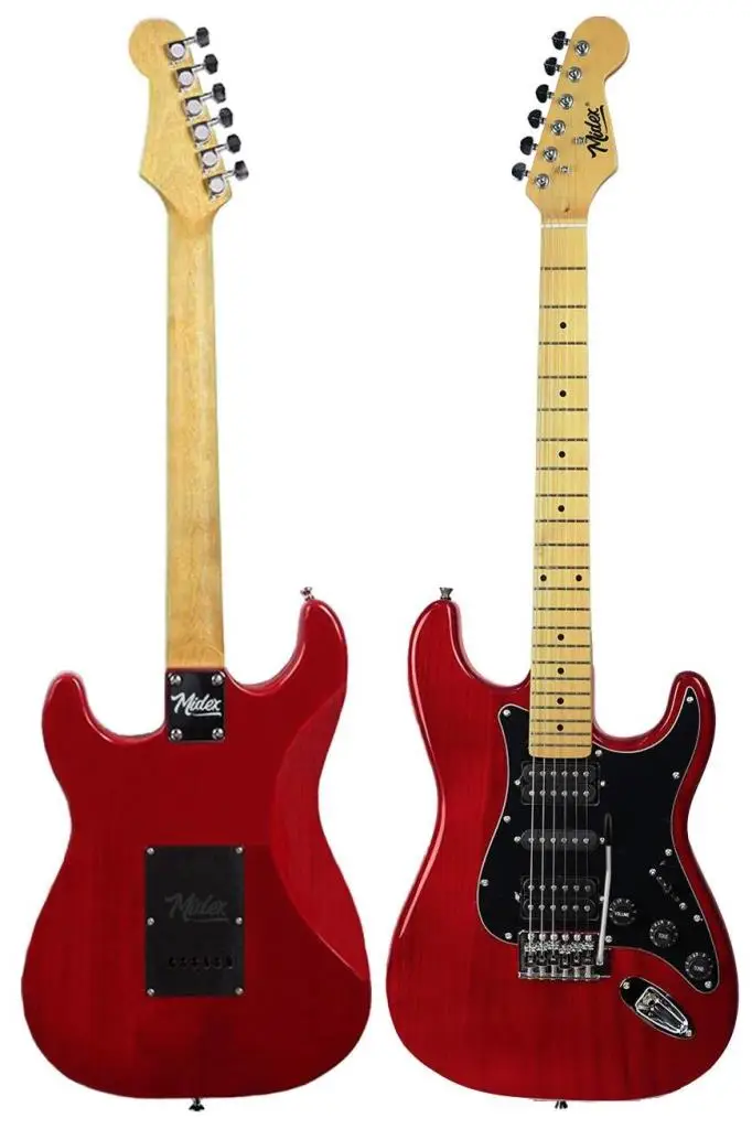 Midex RPH-40RD-35AMP 35W Amfili Elektro Gitar Seti HSH Manyetik Maple Klavye