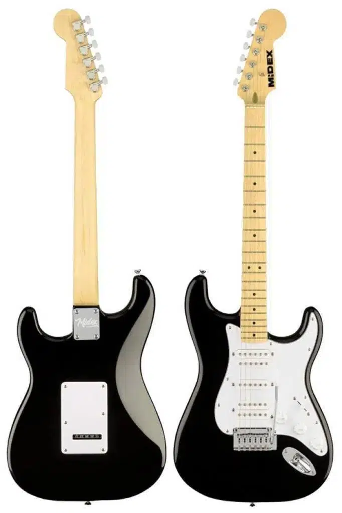 Midex RPH-40WB-35AMP 35W Şarjlı Amfili Elektro Gitar Seti HSH Manyetik Maple Klavye