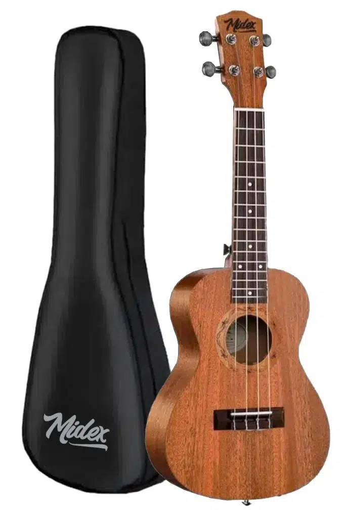 Midex SP-21M Set Maun Soprano Ukulele (Metod Nota Sticker Askı Pena)