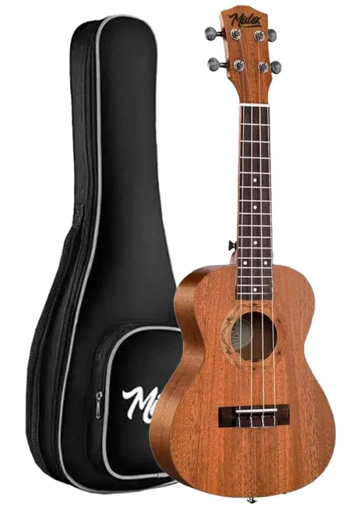 Midex SP-21MC Set Maun Soprano Ukulele (Softcase Tuner Capo Metod Nota Sticker Askı Pena)
