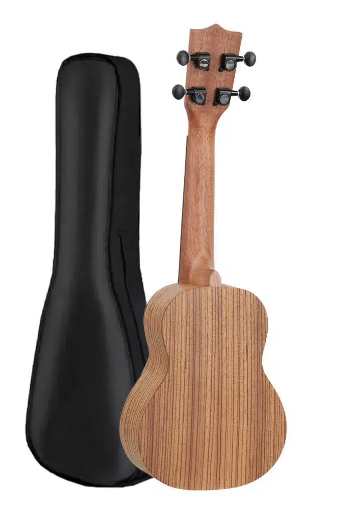 Midex SPA-211 Zebrano Ağacı Kaliteli Soprano Ukulele Seti