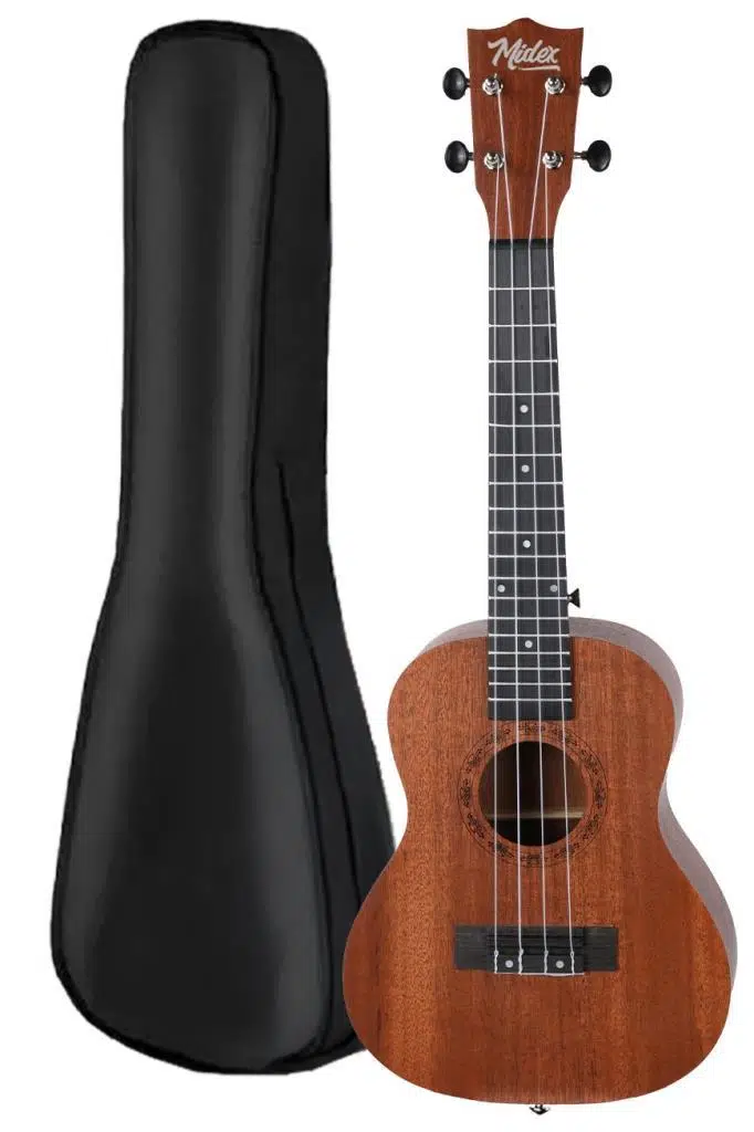 Midex SPA-235M Kaliteli Maun Concert Ukulele Seti