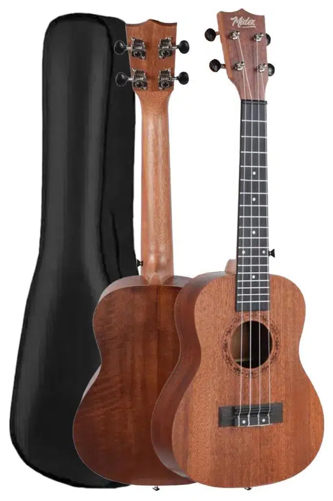 Midex SPA-235M Kaliteli Maun Concert Ukulele Seti