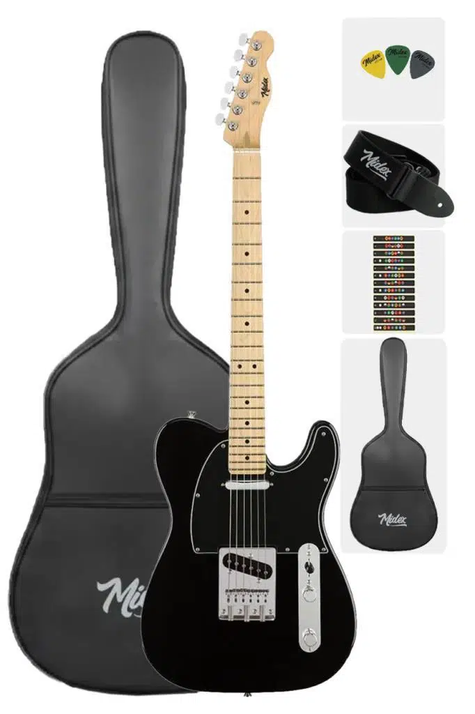 Midex TLX-50BK-OUT Tele Kasa Elektro Gitar (OUTLET)